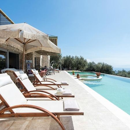 Summerwine Luxury Villa Sea View Private Pool Spartylas Exterior photo