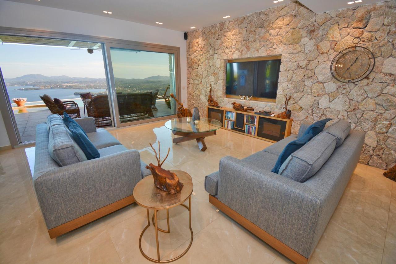 Summerwine Luxury Villa Sea View Private Pool Spartylas Exterior photo