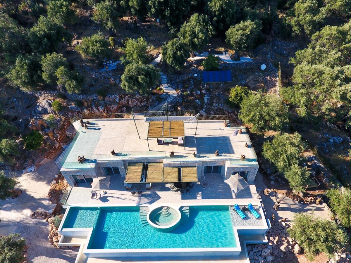 Summerwine Luxury Villa Sea View Private Pool Spartylas Exterior photo