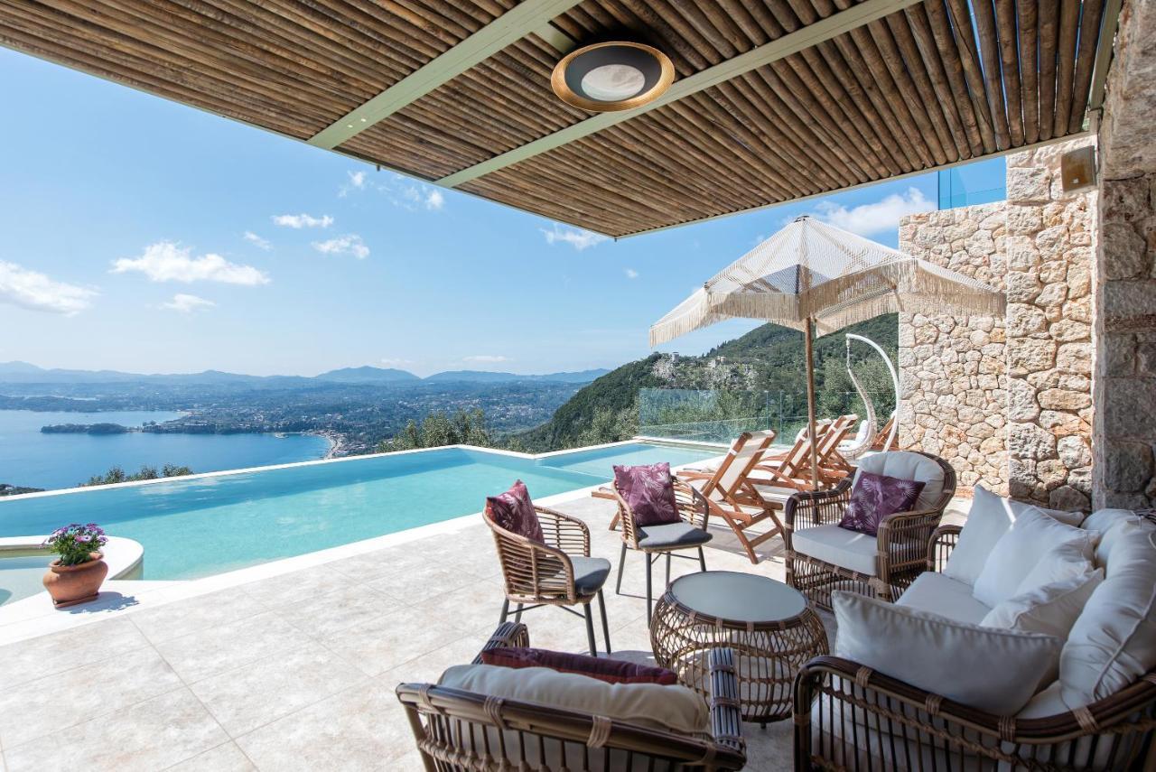 Summerwine Luxury Villa Sea View Private Pool Spartylas Exterior photo