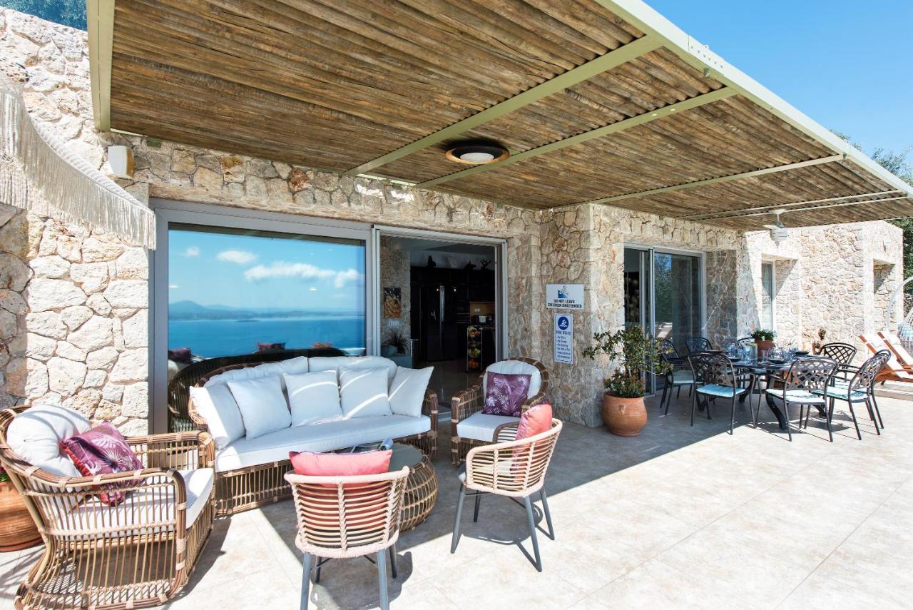 Summerwine Luxury Villa Sea View Private Pool Spartylas Exterior photo