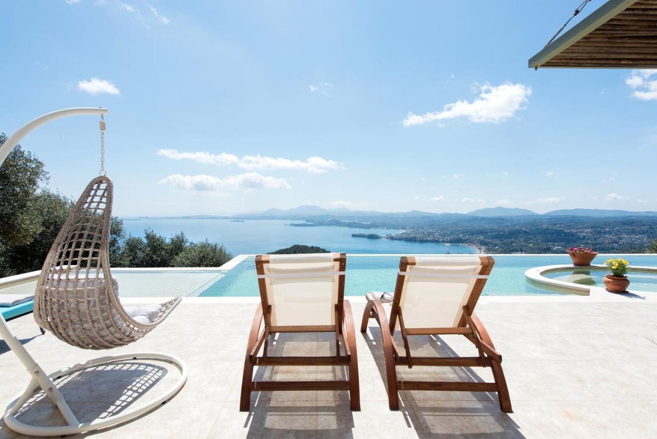 Summerwine Luxury Villa Sea View Private Pool Spartylas Exterior photo