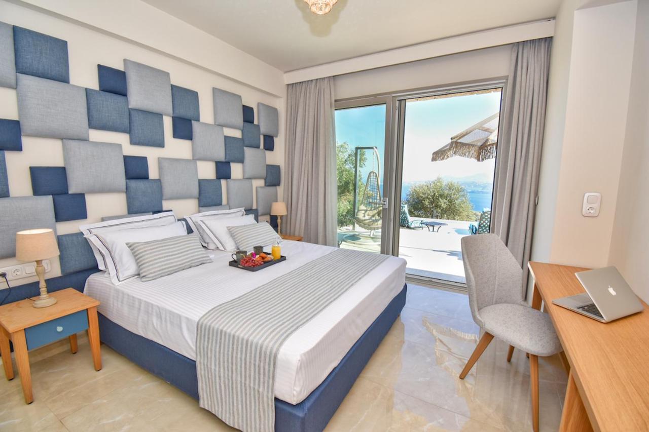 Summerwine Luxury Villa Sea View Private Pool Spartylas Exterior photo