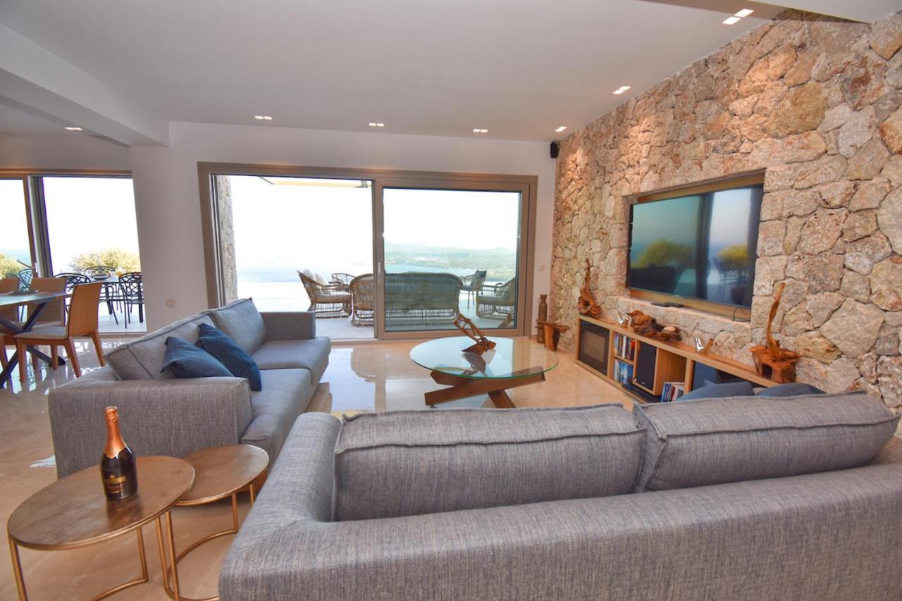 Summerwine Luxury Villa Sea View Private Pool Spartylas Exterior photo