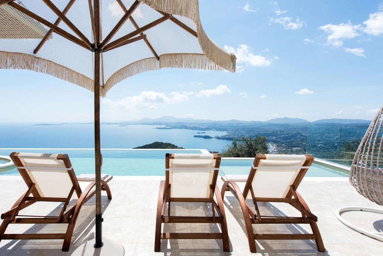 Summerwine Luxury Villa Sea View Private Pool Spartylas Exterior photo