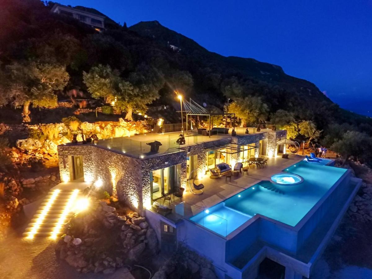 Summerwine Luxury Villa Sea View Private Pool Spartylas Exterior photo